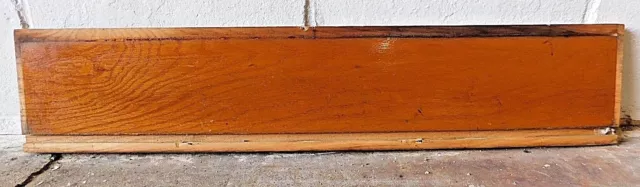 1910 Wooden ANTIQUE Solid Oak STAIR RISER Craftsman Stairway Stair Step FACE