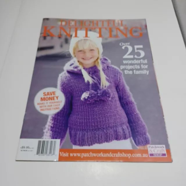 Delightful Knitting pattern book over 25 projects