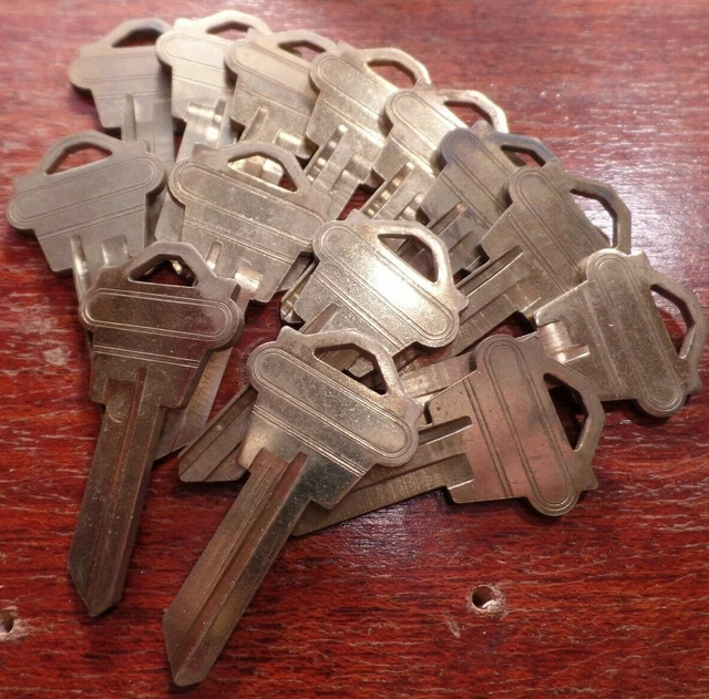 14pcs Weslock Vintage Blank Keys NOS