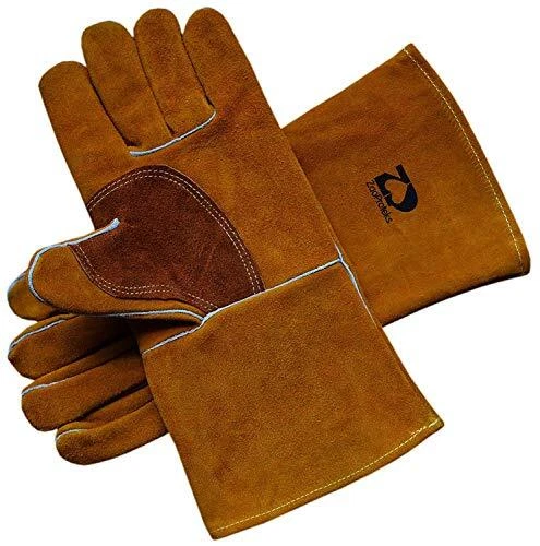 ZP1709 Heat Resistant Welding Gloves (Golden Yellow)