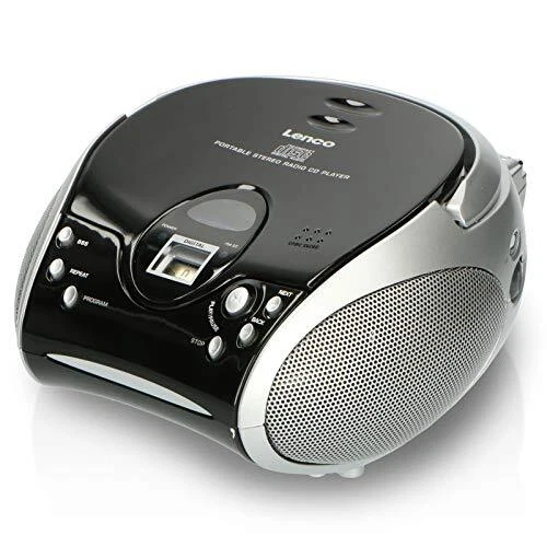 Lenco SCD-24 - Radio CD Enfant - Stéréo - Boombox - Tuner Radio FM - Ttel Sto...