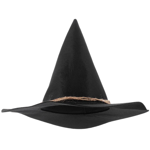 ELEGANT STYLE WITCH Hat Decorative Halloween Costume Black Cosplay £8.