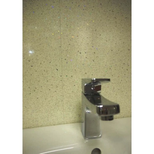 Paneles de pared húmedos de PVC con brillo de travertino 250 mm x 2700 mm x 5 mm
