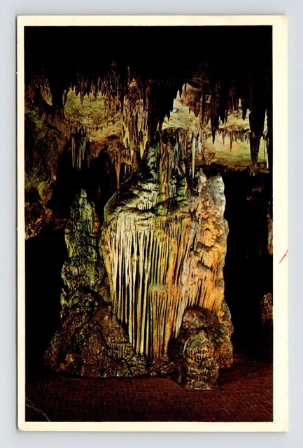 Washington Column Caverns Luray Virginia Cave Rock Formations Cancel Postcard