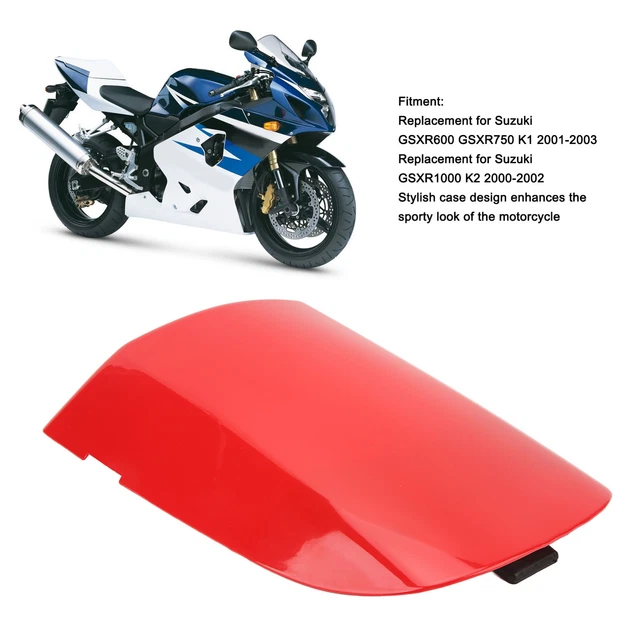 Red Motorcycle Rear Cover Cowl Tail Fairing For GSXR600 GSXR750 K1 01‑03
