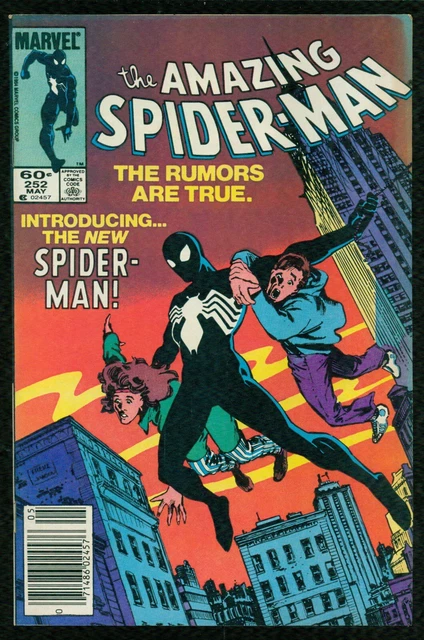 Amazing Spiderman # 252 Newsstand May 1984 Very Fine Black Costume Id: 22-2109