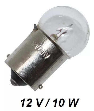Ampoules veilleuses à LED BAU9S / 12V 10W décalée - Blanc