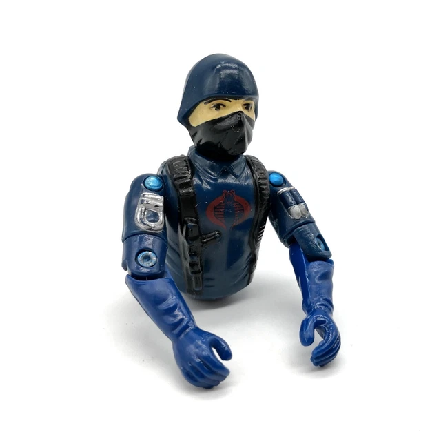 GI Joe 1983 COBRA V1.5 HEAD TORSO SWIVEL ARMS 3.75" Action Figure Hasbro Repair
