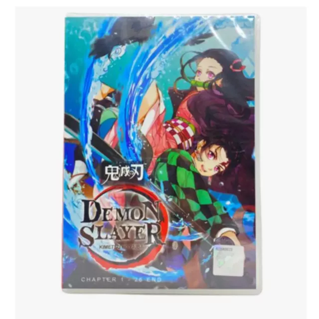 Demon Slayer: Kimetsu No Yaiba Season 1-3 (1-55 End) +Mugen Movie English  Dubbed DVD 