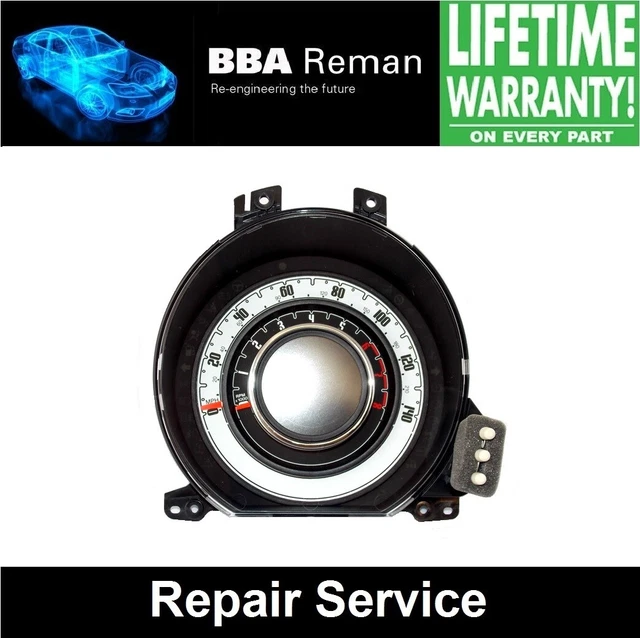 FIAT 500 INSTRUMENT Cluster Display Repair Service including