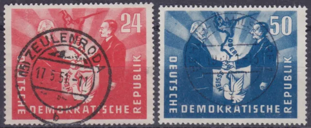 DDR 284/85 O Deutsch-polnische Freundschaft, gestempelt