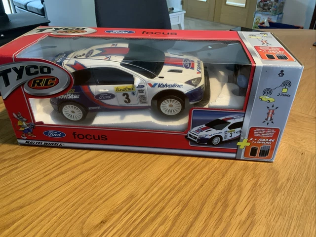 TYCO RADIO CONTROL Ford Focus WRC Rally Car Boxed with Instructions £10 ...