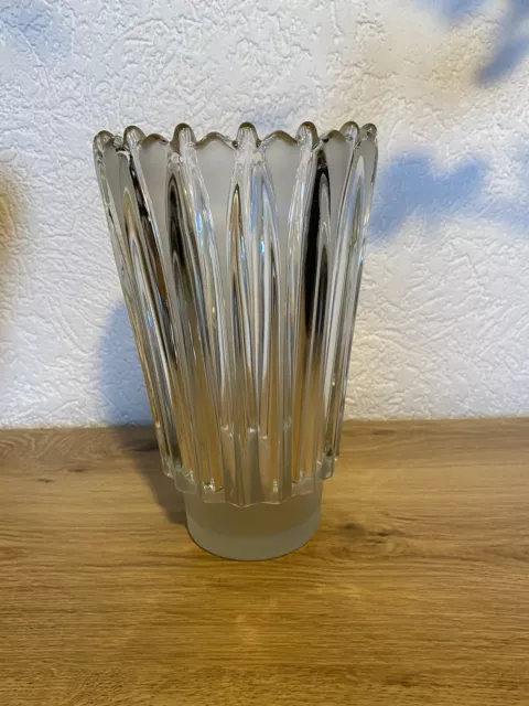 Kristall Vase 1518 g 22 hoch