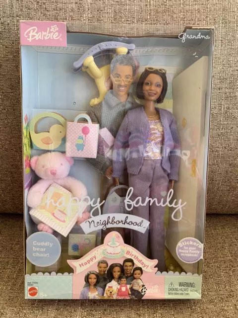 Barbie Happy Family Grandma's Kitchen Doll Gift Set 2003 Mattel
