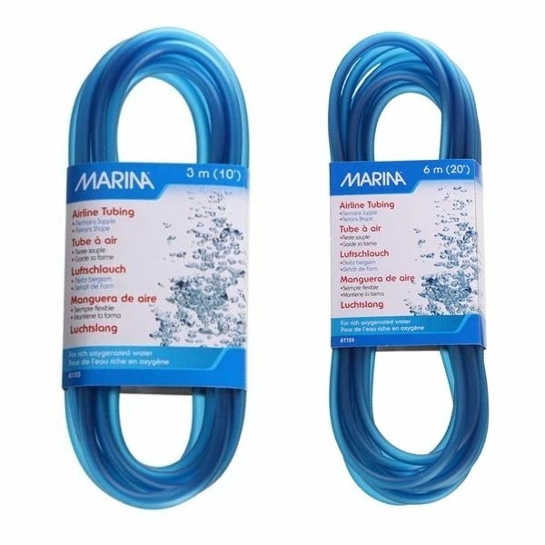 Marina Blue Airline Tubing 3m (10ft) or 6m (20ft) Oxygenate Fish Tank Aquarium