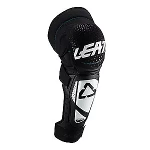 Leatt 3DF Hybrid Extension Knee Guards Junior Black Youth