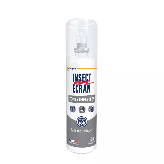 INSECT ECRAN - Anti-moustiques - Spray répulsif peau - Protection contre les piq
