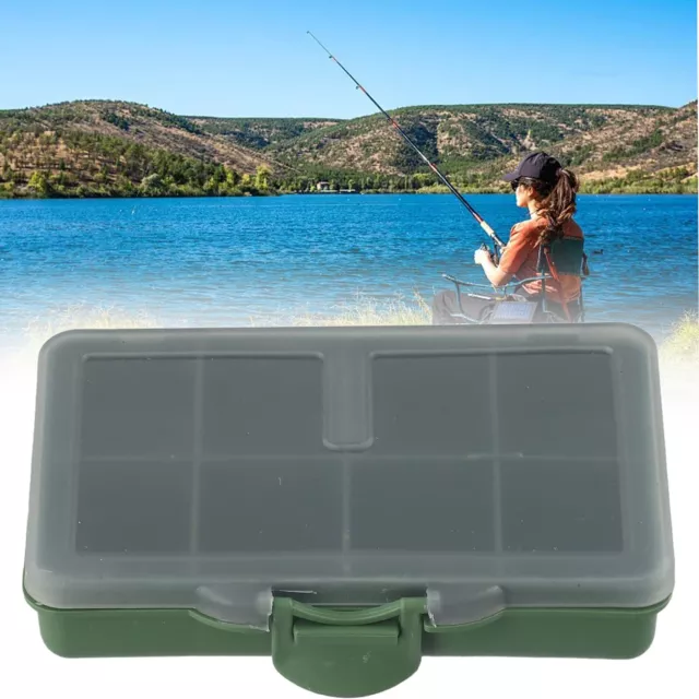 1-8Compartments Storage Box Carp Fishing Tackle Boxes Bait 105*65 *24mm Portable