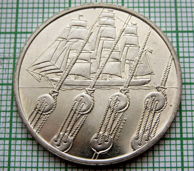HOLLAND NETHERLANDS 2000 AMSTERDAM SAIL 5 FLORIN Stad Amsterdam SAILING SHIP UNC