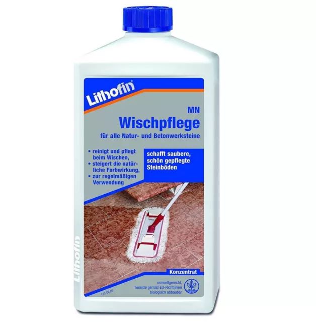 LITHOFIN MN Wischpflege 1 Liter / Reinigungspflege-konzentrat / Naturstein