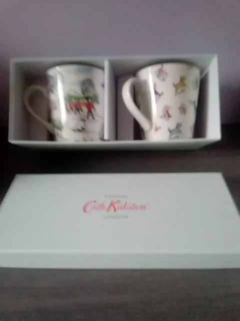 Cath Kidston Mugs X 2 Boxed