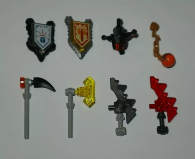 Lego ® Lot 10 Arme Minifig épée Arbalète Hache Bouclier Chevalier Nexo  Knights