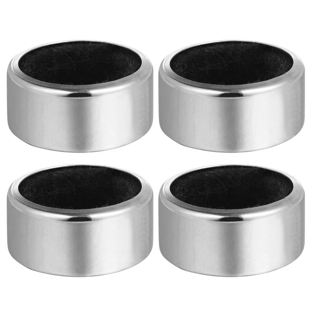 BESTONZON 4 piezas Anillo de parada de goteo de vino tinto Acero inoxidable Botella de vino Anillo L