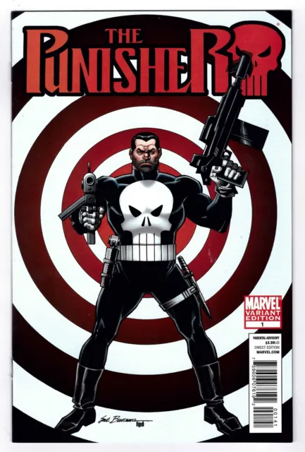 The Punisher #1 (2011)- Buscema Variant Cover- Greg Rucka- Hard To Find