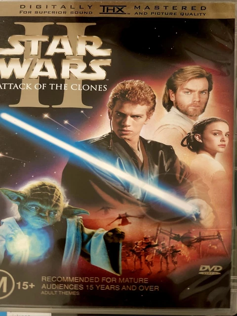 Star Wars Episode II Attack Of The Clones  (DVD, 2001)