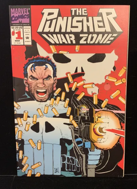 Punisher War Zone Vol 1, #1  MARVEL Comics 1992 - First Printing 🔑