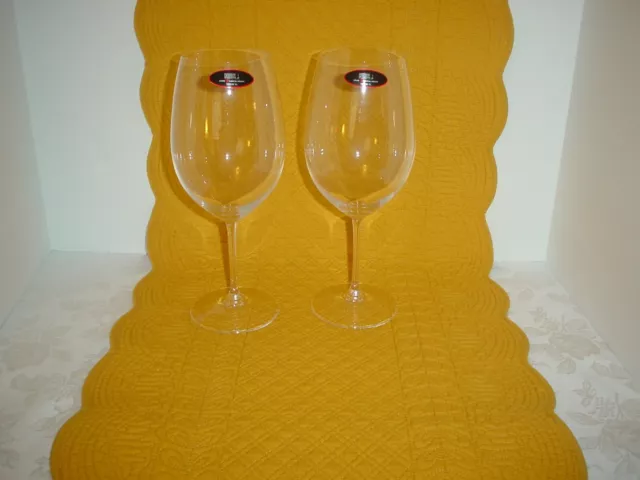 Set of 2 New RIEDEL Vinum XL Cabernet Sauvignon RED WINE Crystal Glasses