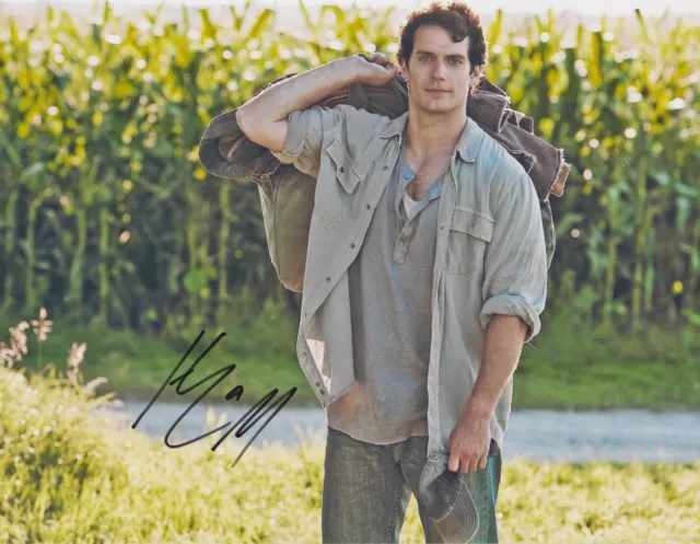 HENRY CAVILL Original Autogramm signiertes 20x25 Großfoto Top Portrait