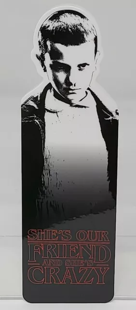 STRANGER THINGS - ELEVEN - BOOKMARK - Brand New - Book Reading 8642 Antioch