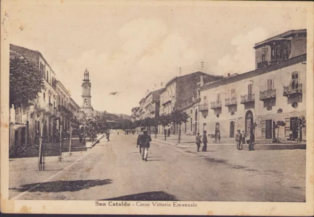 SAN CATALDO (Caltanissetta) Corso Vittorio Emanuele vg. 1955