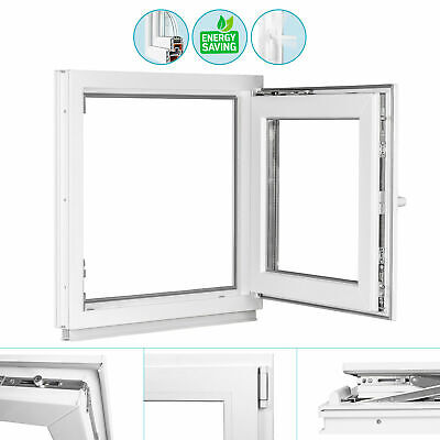 aluplast Finestre in PVC doppio vetro con gas argon Larghezza di 800mm Differenti Altezze 