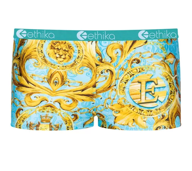 Ethika Underwear Womens Staple - Boy Short "Royal Foil" Size 2xl