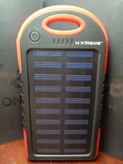 5000maH Solar Power Bank External Battery Charger with 2 In 1 Charging Iphone 12