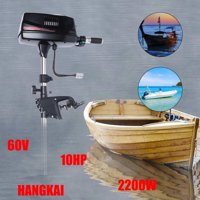 HANGKAI 10 HP 2200W High Power Electric Outboard Motor Brushless Motor 3000r/min