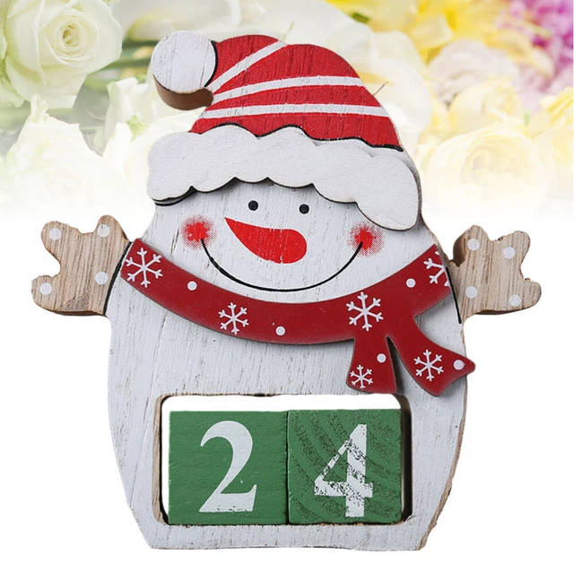 Ewig Tischkalender Aus Holz Schreibtischkalender Weihnachtskalender