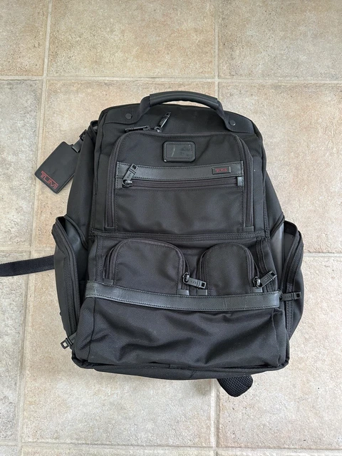 Tumi Compact Laptop Brief Pack Backpack Black - Alpha 2