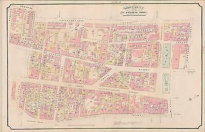 1890 Montreal, Canada, St. Antoine Ward, Victoria Square, Copy Plat Atlas Map