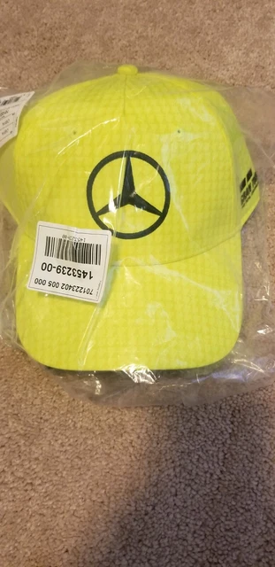 NEW Mercedes Cap AMG Petronas F1 2023 Lewis Hamilton Yellow Baseball Hat