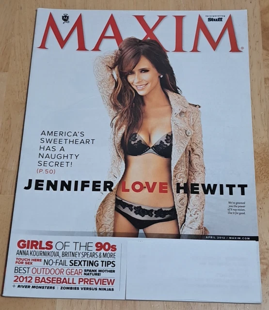 2012 MAXIM MAGAZINE #172 April Jennifer Love Hewitt photo