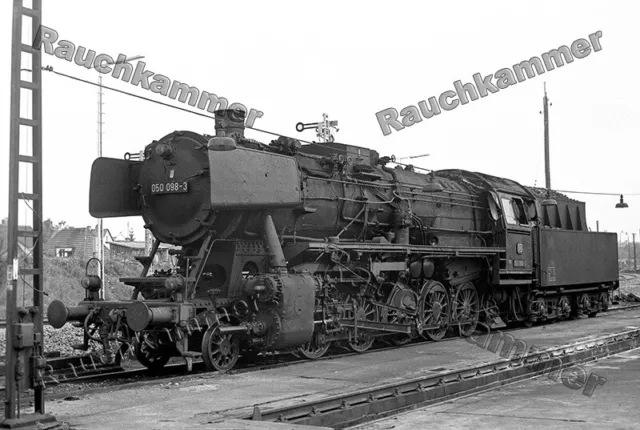 Bild-Datei + 10x15 Foto DB 050 098-3 Bw Crailsheim 1975 #D14099