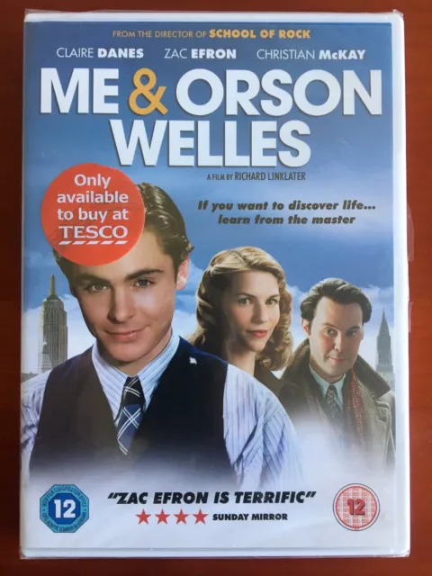 ME & ORSON WELLES - ZAC EFRON (DVD) Rare, New & Sealed.