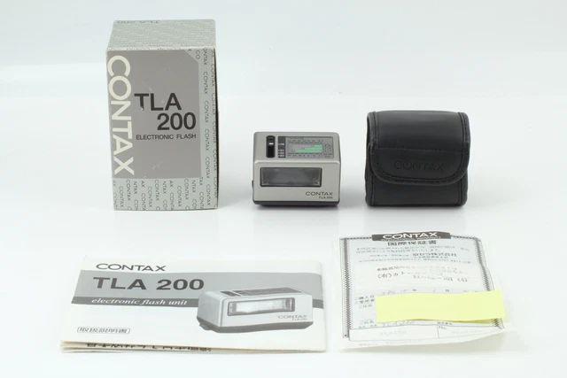 [ MINT IN BOX w/ CASE ] Contax TLA200 Shoe Mount TTL Flash For G1 G2 From JAPAN