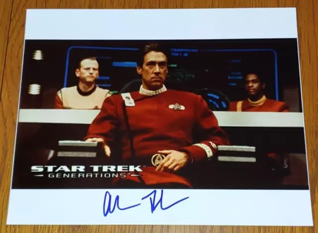 Alan Ruck Signed Star Trek Generations 8X10 Photo