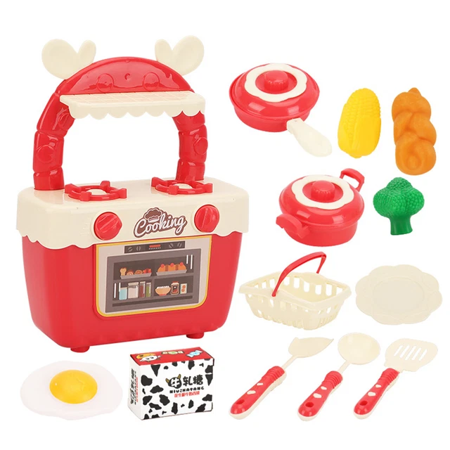 13 teile/satz miniatur herd spielzeug kit multifunktionale hohe simulierte