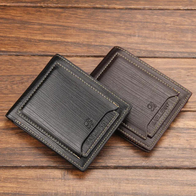 Bifold Wallets For Men RFID Blocking with ID Window Card Holder Leather Wallet