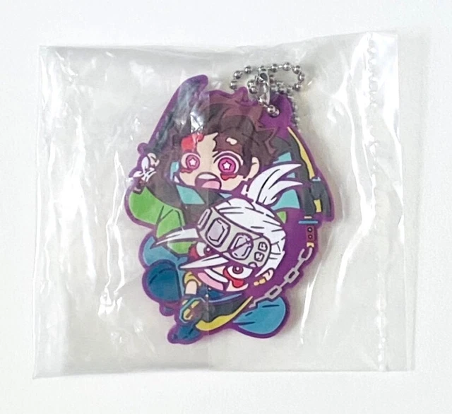 TANJIRO KAMADO & Tengen Uzui Demon Slayer Rubber Strap Charm Keychain